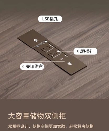 Height-Adjustable L-Shaped Gaming & Home Office Desk