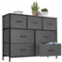 JHK Desser For Bedroom With 7 Fabric Drawers Organizer Storage Closet Chest Clothes For Living Room Display Cabinet Of Furniture Jonine&