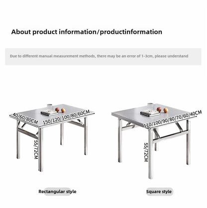 Foldable Stainless Steel Buffet & Serving Table