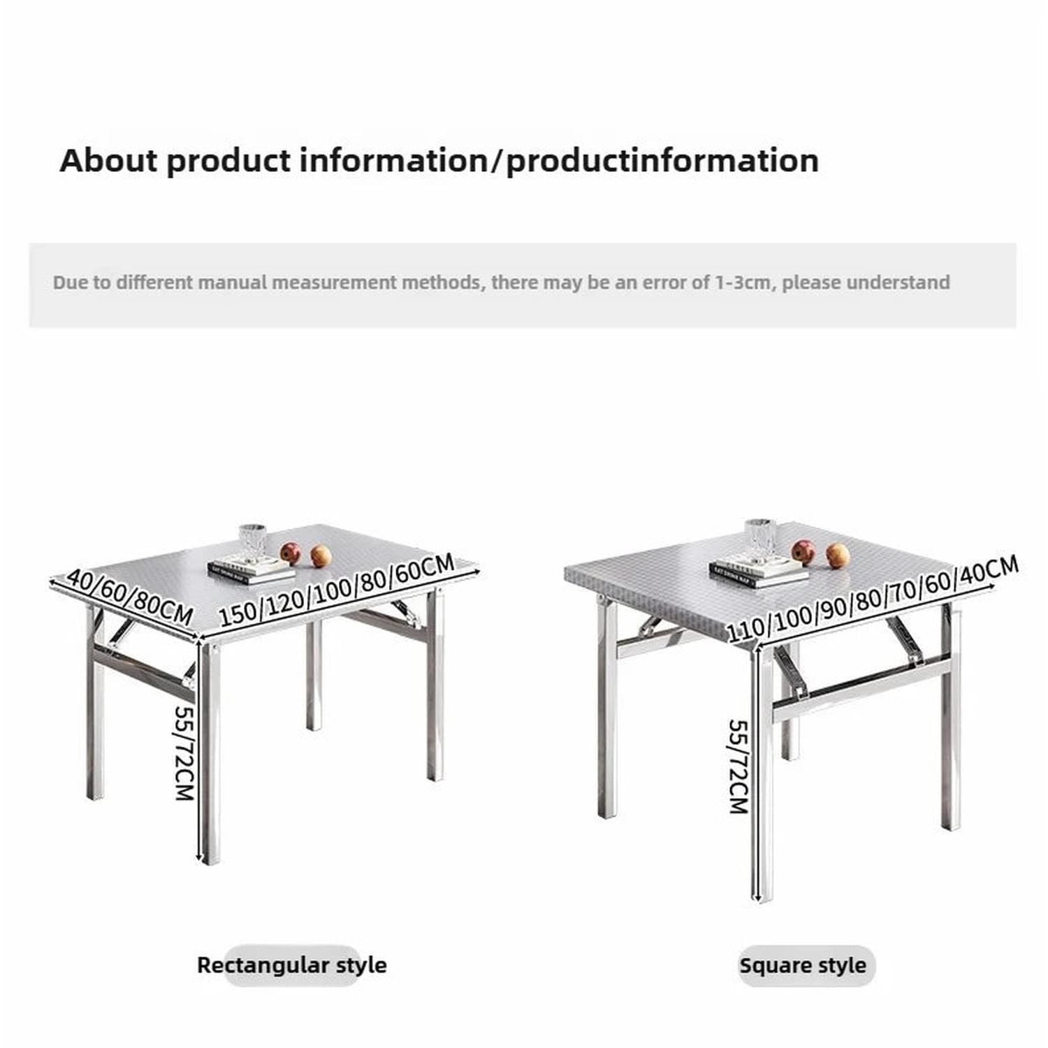 Foldable Stainless Steel Buffet &amp; Serving Table