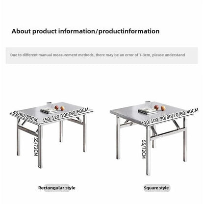 Foldable Stainless Steel Buffet &amp; Serving Table