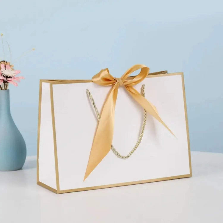 Bow Ribbon Paper Gift Bags with Handles Jonine’s Corner