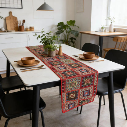 Nordic Cotton Linen Table Runner — Multiple Sizes & Patterns