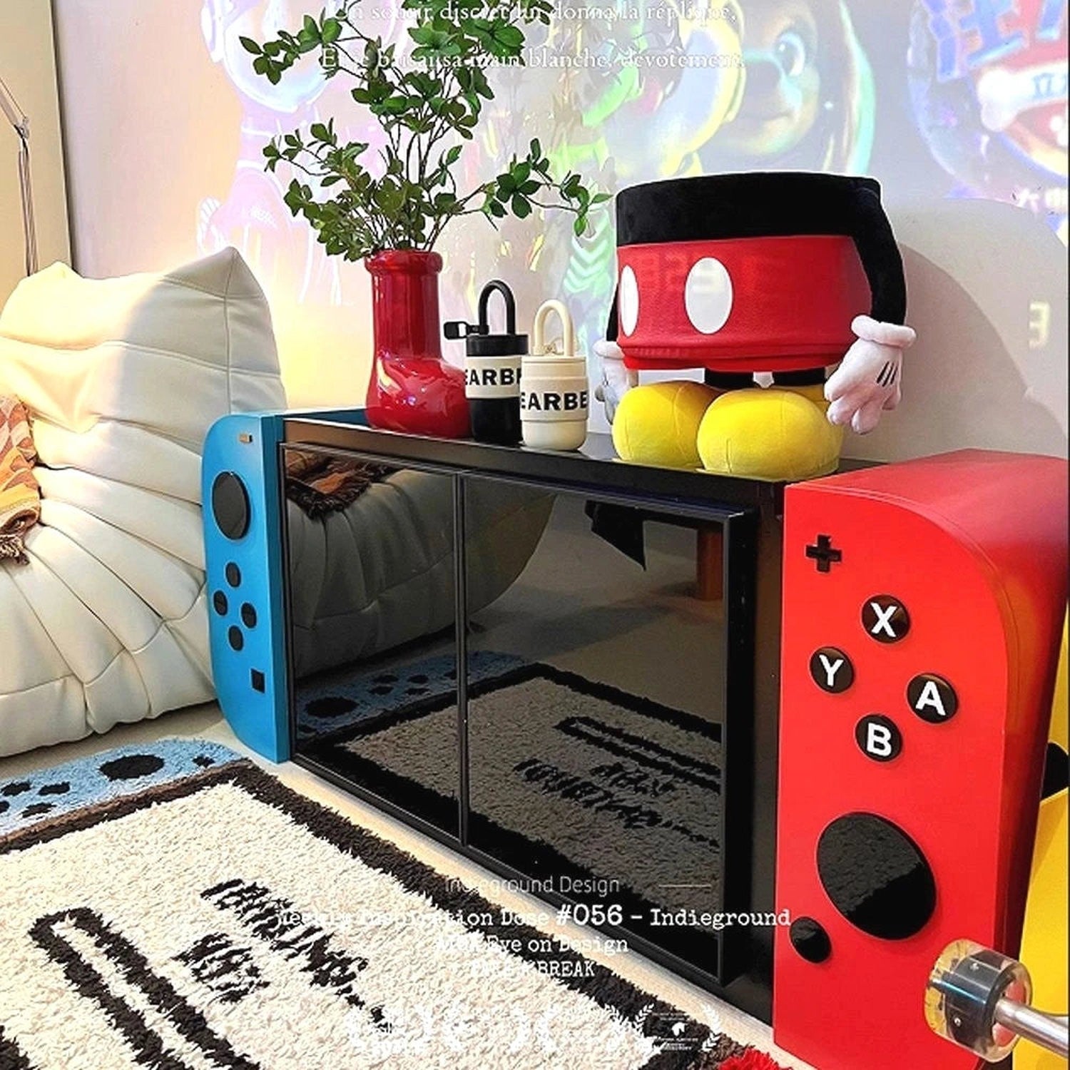 Modern TV Stand with Drawers — Aesthetic Floor Cabinet for Bedroom &amp; Living Room