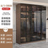 Glass light luxury corner cloakroom wardrobe Double clothes closet cabinets and wardrobes Cabinet dressing clothe home furniture Jonine&