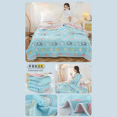 Cool Breathability Summer Quilt Multi-functional Cotton Gauze Fabric Towel Blanket Thin Breathable Duvet Skin-friendly Comforter Jonine’s Corner