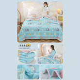 Cool Breathability Summer Quilt Multi-functional Cotton Gauze Fabric Towel Blanket Thin Breathable Duvet Skin-friendly Comforter Jonine’s Corner