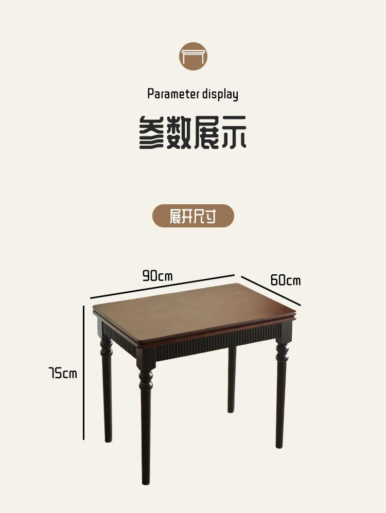 Mid Century Foldable Dining Table