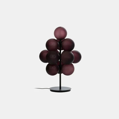 The Grape Cluster — Sculptural Glass Floor Lamp with Warm LED Glow