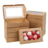 Kraft Paper Gift Boxes with Window — Set of 5, 10, or 20 Jonine’s Corner
