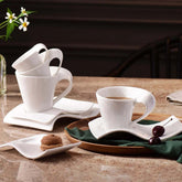 The Morning Ritual — Wavy Ceramic Coffee Cup