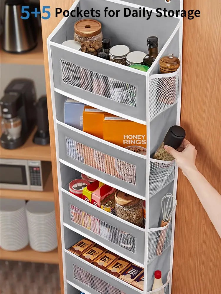 Over-the-Door 5-Shelf Fabric Organizer