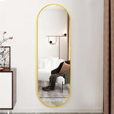 The Mirror That Opens the Room — Oversized Oval Full-Length Mirror