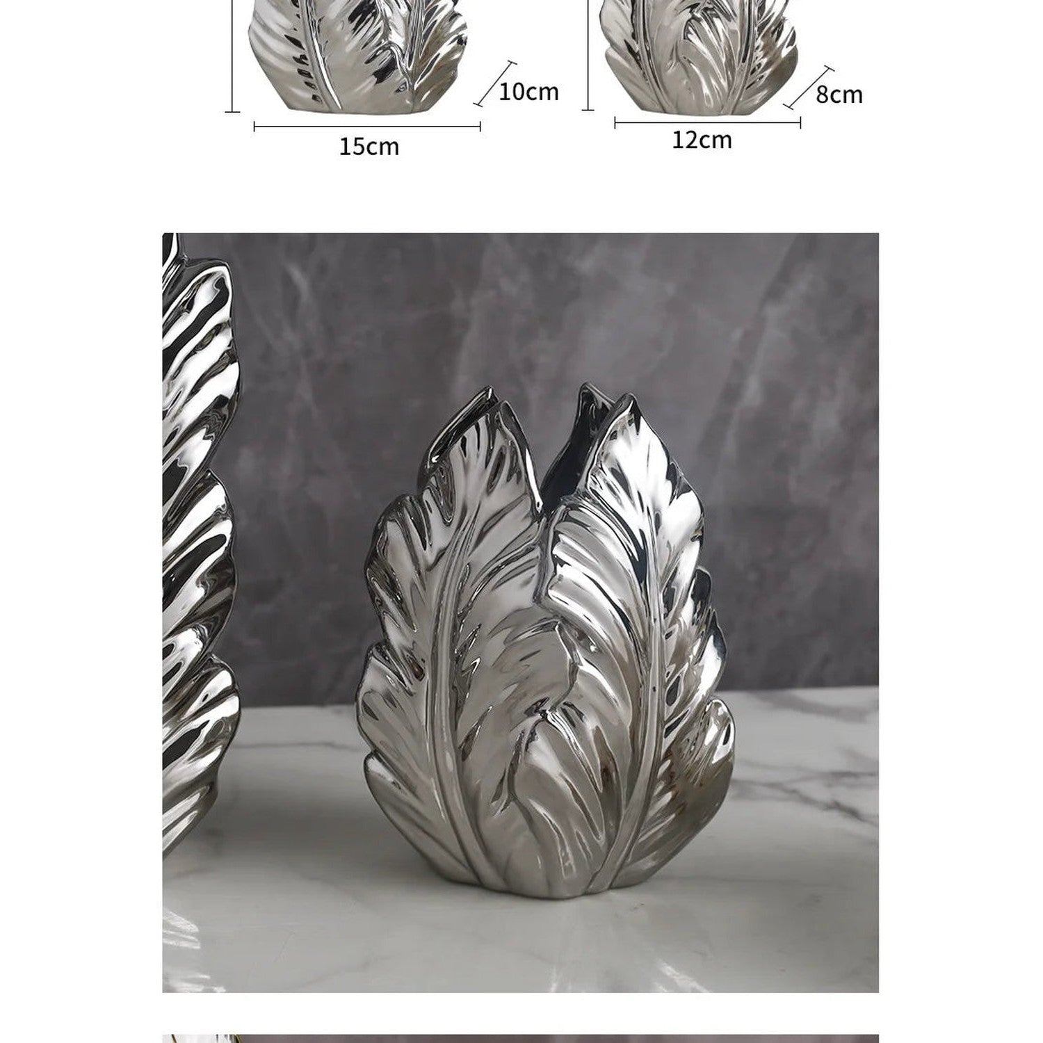 High-Glaze Ceramic Sculpture Vase — Modern Tabletop Decor