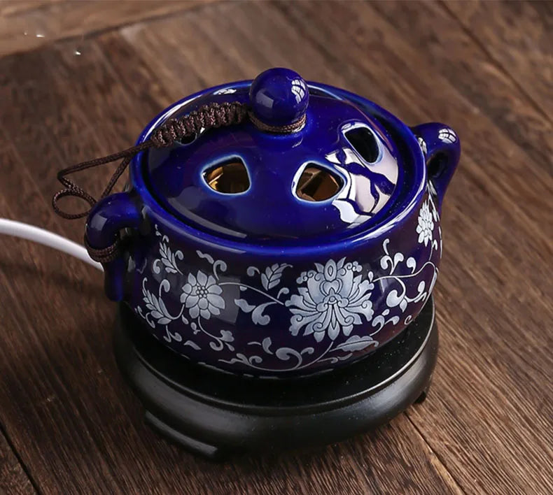 The Ritual Burner — Electric Ceramic Incense &amp; Essential Oil Warmer with Timer