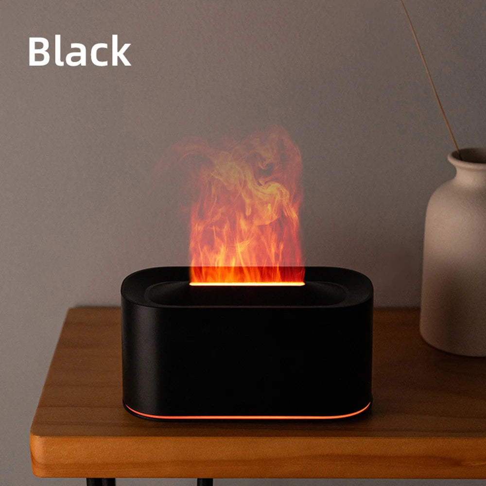 Flicker & Flow — Flame Effect Aromatherapy Diffuser & Humidifier