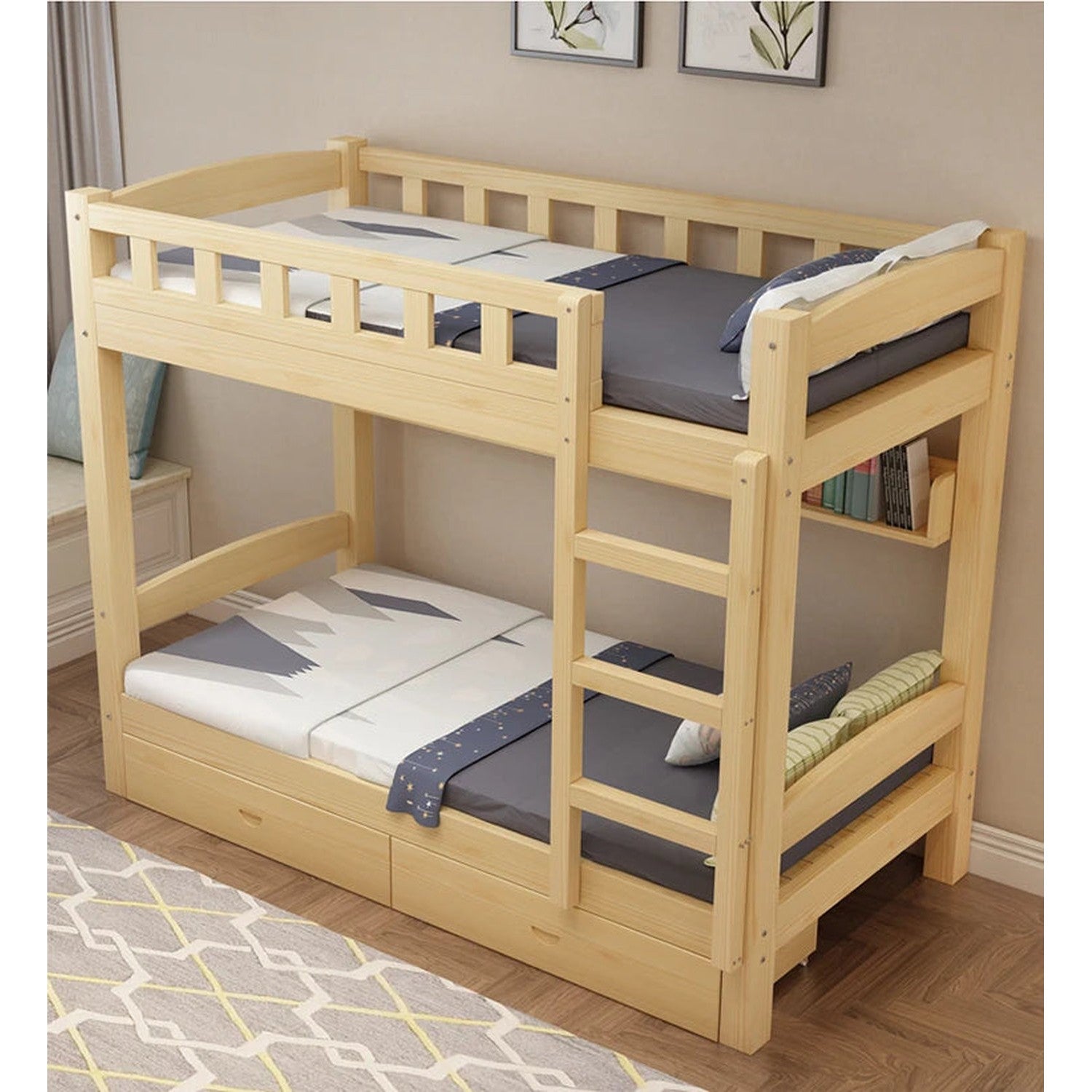 Sleep Stacked, Dream Big — Solid Wood Bunk Bed for Kids &amp; Teens
