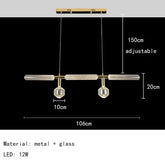 Nordic Luxury Art Glass Chandelier — High-End Pendant Lamp Home Décor