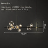 Modern Glass Bubbles Led Pendant Lights for Table Dining Room Kitchen Bar Chandeliers Lamps Home Decor Lusters Lighting Fixture Jonine&