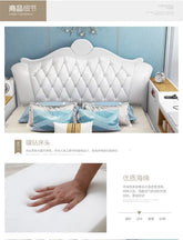 Headboard Storage Double Bed Queen Drawers King Size Smart Bed Luxury Princess Modern Letto Matrimoniale Bedroom Furniture Jonine&