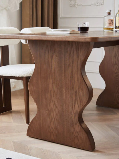 Solid Wood & Pine Dining Table