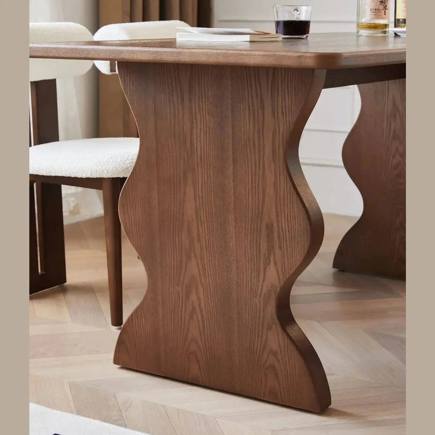 Solid Wood & Pine Dining Table