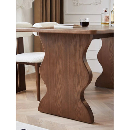 Solid Wood &amp; Pine Dining Table