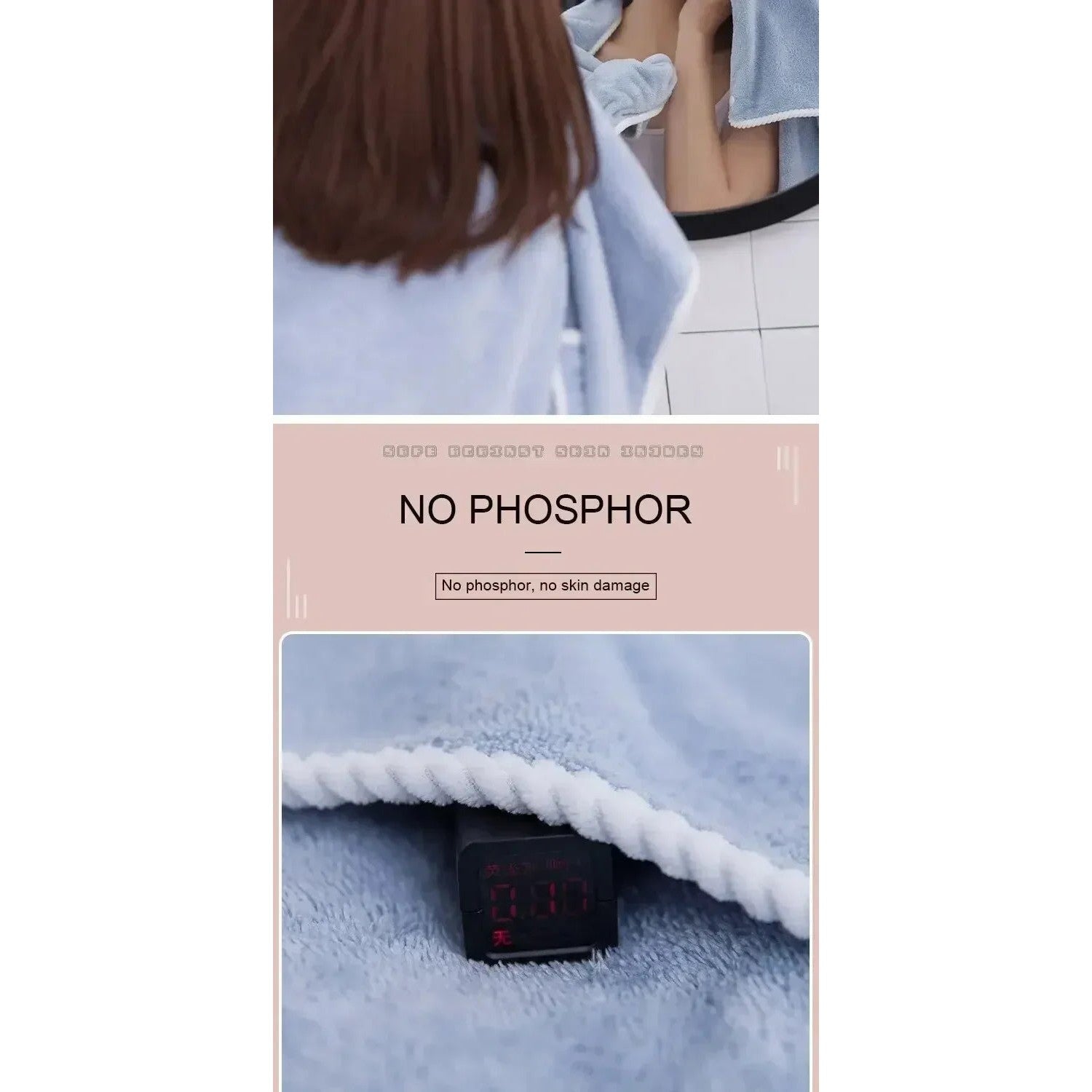 Wrap &amp; Go — Wearable Fast-Dry Bath &amp; Beach Towel (140×85cm)
