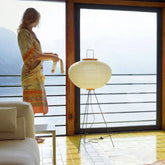 Noguchi Akari Rice Paper Floor Lamp – Wabi-Sabi Standing Light