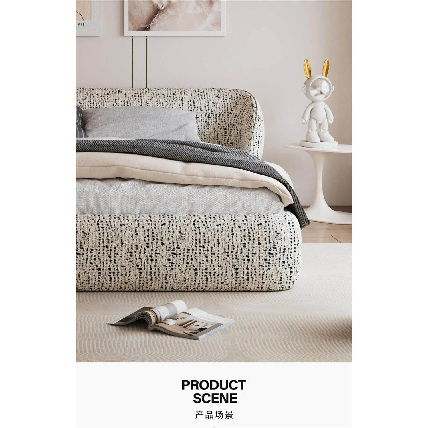 Queen Platform Bed Frame with Base — Modern Bedroom Essential