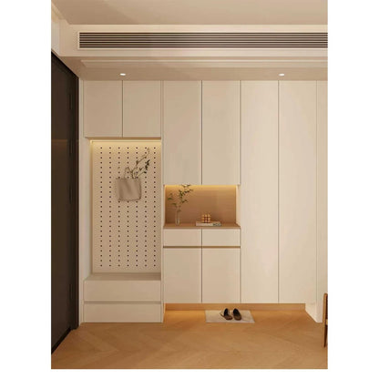 Custom Solid Wood Entryway Shoe Cabinet