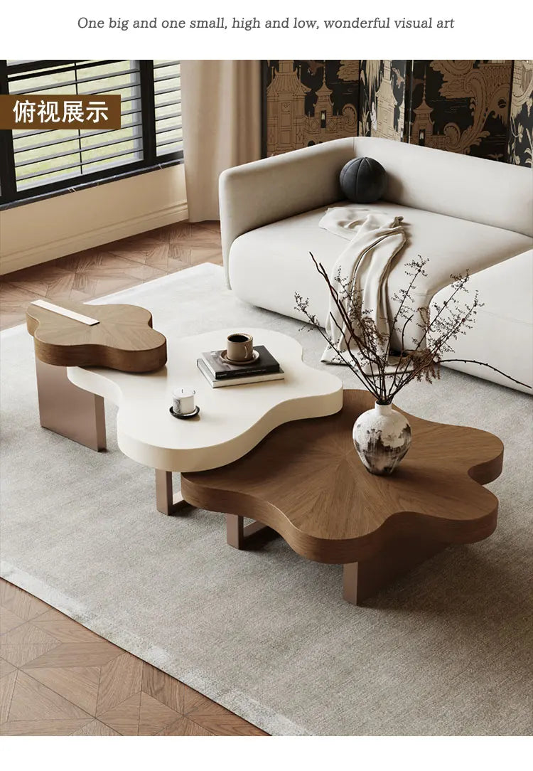 Vintage Ornate Coffee Table — Elegant Artistic Statement Piece for Living Room