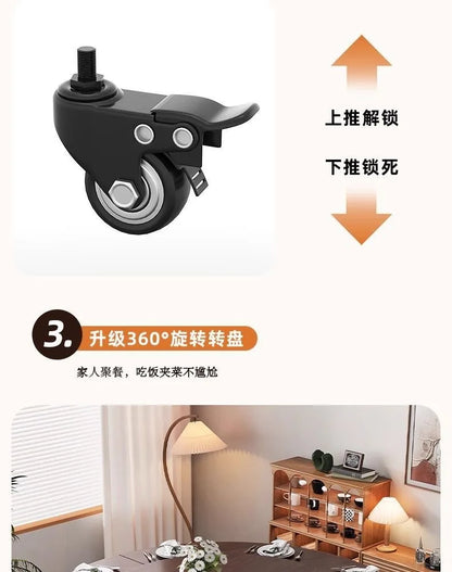 Round Foldable Dining Table — 100 & 120cm