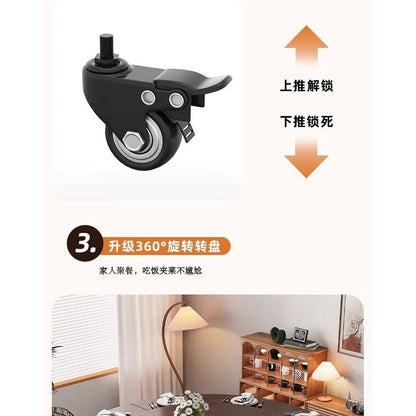 Round Foldable Dining Table — 100 &amp; 120cm