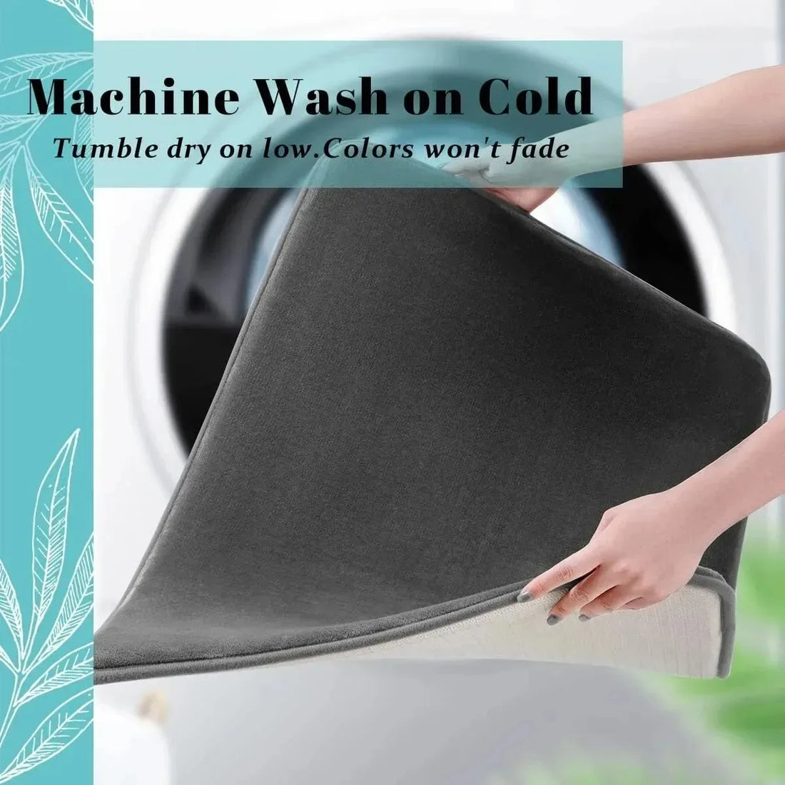 Soft Landing — Super Absorbent Coral Velvet Anti-Slip Bath Mat