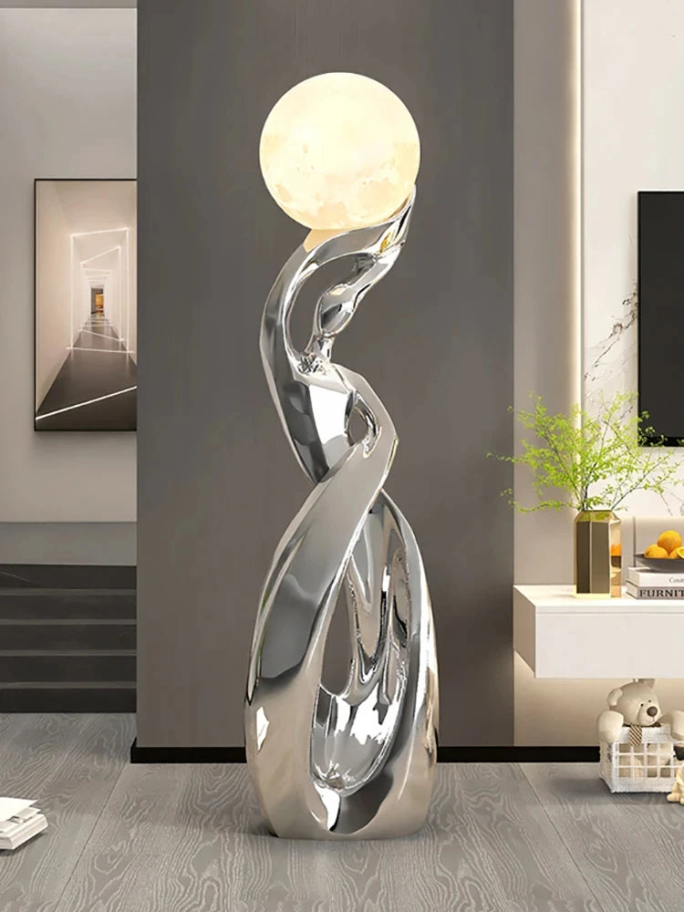 Light That Lives in the Room — Nordic Glow Resin Figurine with Ambient Light