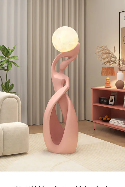 Light That Lives in the Room — Nordic Glow Resin Figurine with Ambient Light