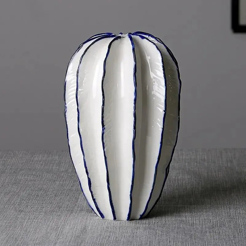 The Statement Vase — Modern Ceramic Vase for Flowers, Stems &amp; Home Styling