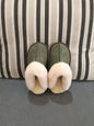 Cloud Underfoot — Natural Sheepskin & Fur Anti-Slip Home Slippers