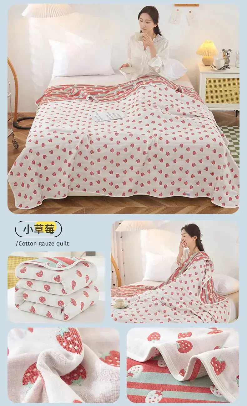 Cotton Gauze Summer Quilt — Plaid Jonine’s Corner