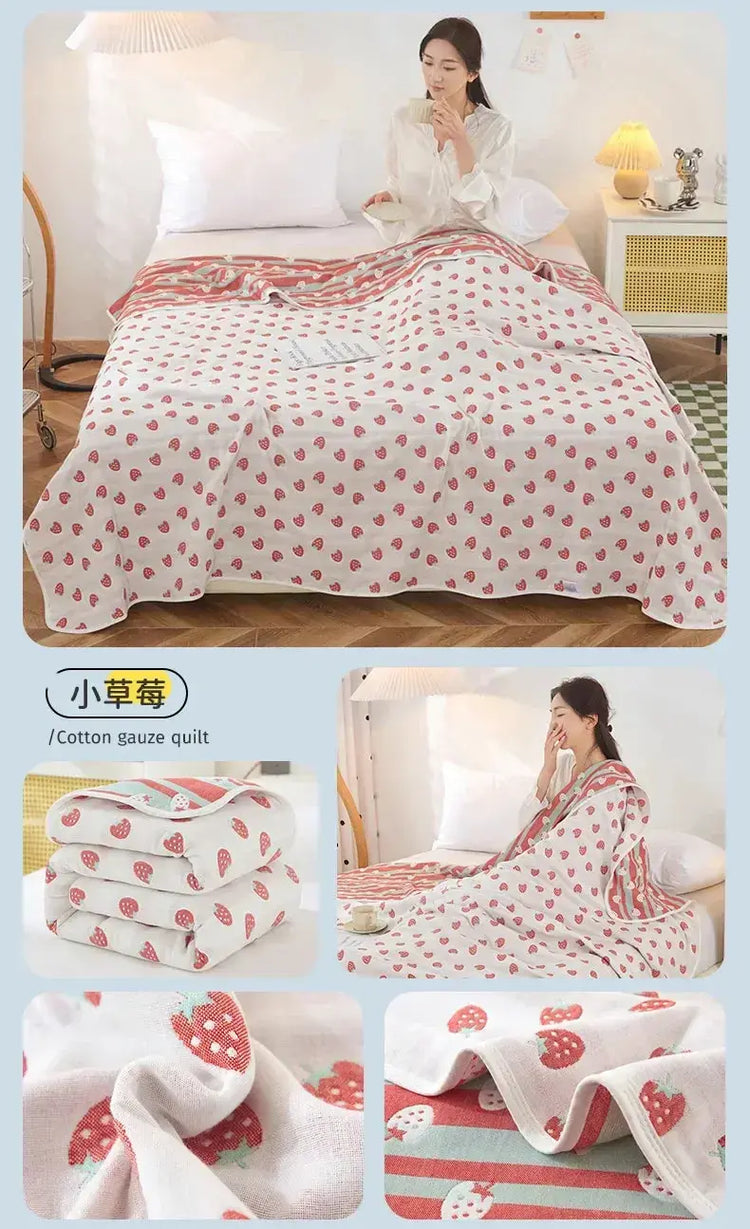 Cotton Gauze Summer Quilt — Plaid Jonine’s Corner
