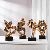 Vilead Couple Statue Lover Sculptures Tabletop Shelf Decor Anniversary Wedding Gift Home Interior Contemporary Mantel Bookshelf Jonine’s Corner