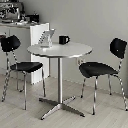 Sit in Style — Luxury Small Round Dining Table with Gold Metal Legs