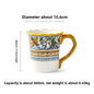 Hand-Painted Ceramic Steak Plate — Irregular Western Dinnerware