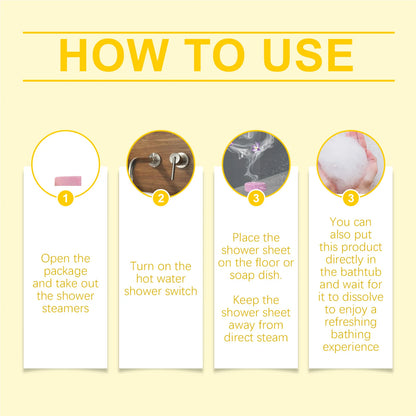 Steam Your Stress Away — Aromatherapy Shower Steamer Tablets