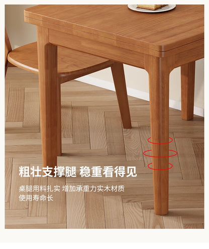 Glamour European Dining Table with Storage