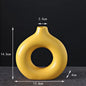 Porcelain Doughnut Vase — For Fresh & Dried Flower Arrangements