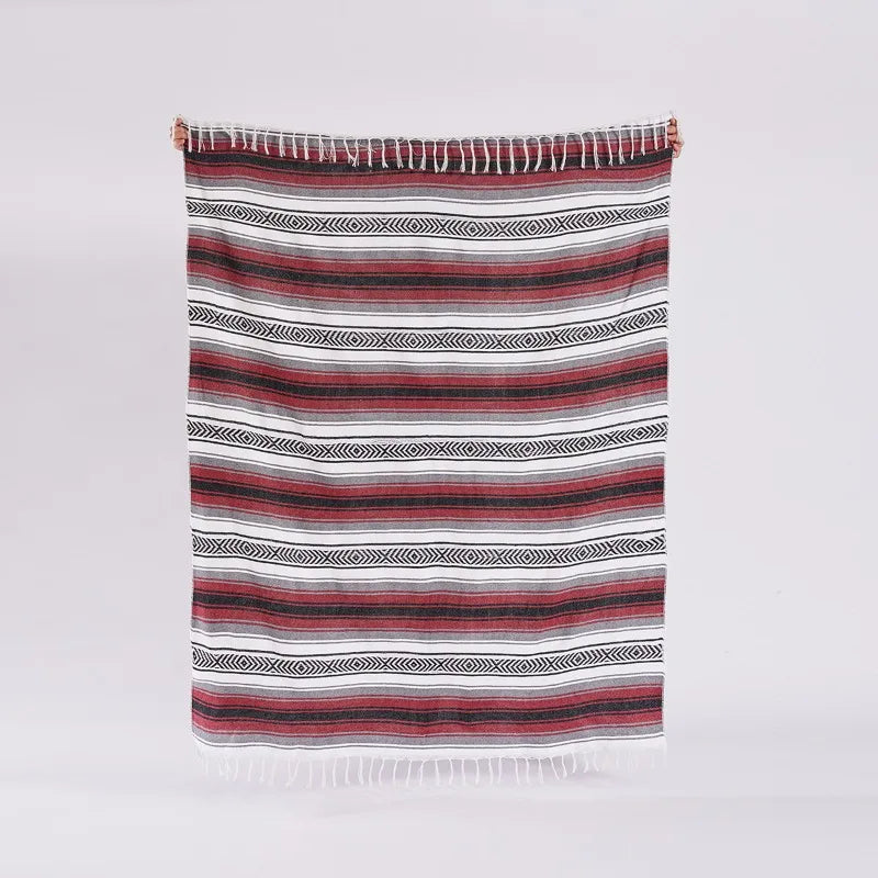 1PC Mexican Blanket Beach Hand Woven Sofa Bed Flag Table Flag Home Picnic Mat Home Textile Household Goods Travel Camping