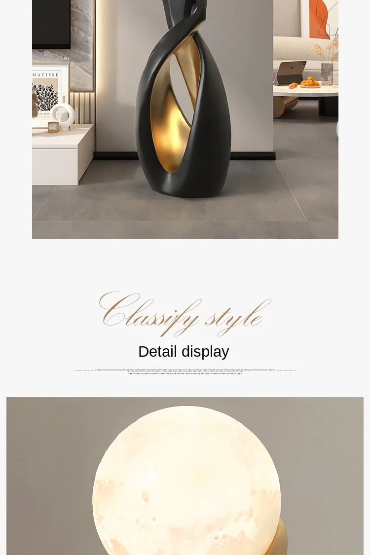 Light That Lives in the Room — Nordic Glow Resin Figurine with Ambient Light