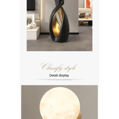 Light That Lives in the Room — Nordic Glow Resin Figurine with Ambient Light